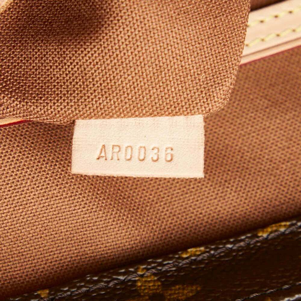 LOUIS VUITTON Authentic Brown Monogram Leather Shoulder Bag - Picture 10 of 10